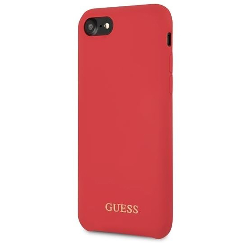 Bumper iPhone 8 Guess Silicone - Red GUHCI8LSGLRE