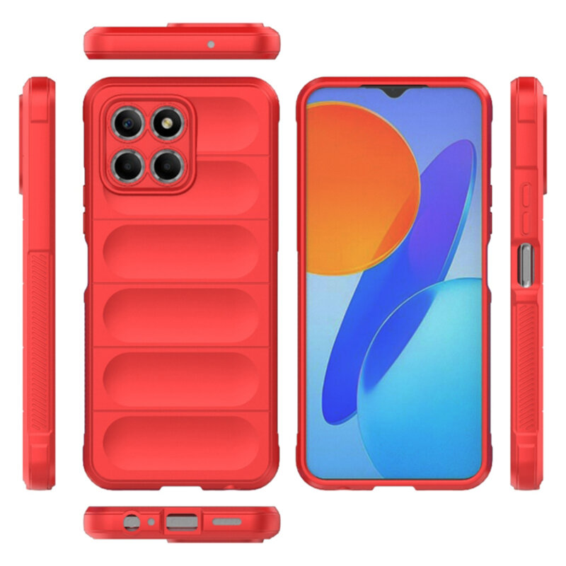 Husa Honor X8 5G Techsuit Magic Shield, rosu