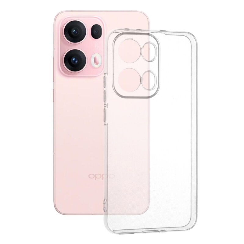 Husa Oppo Reno13 Pro Techsuit Clear Silicone, transparenta