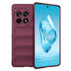 Husa OnePlus 12R Techsuit Magic Shield, bordo