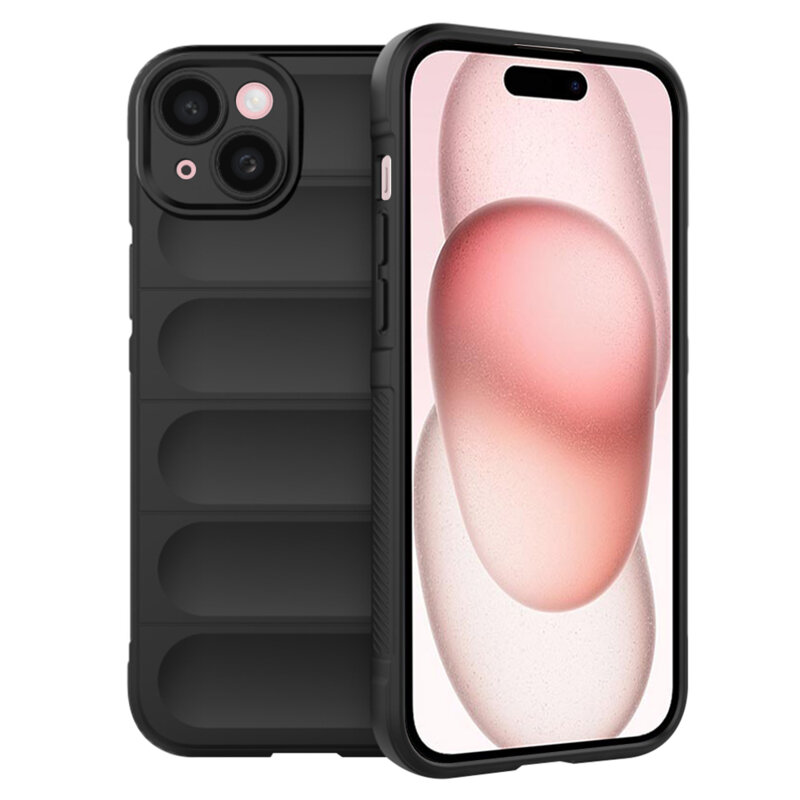 Husa iPhone 15 Techsuit Magic Shield, negru