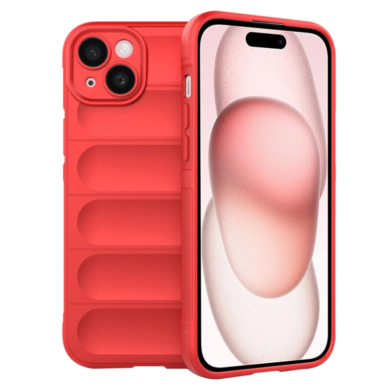 Husa iPhone 15 Techsuit Magic Shield, rosu