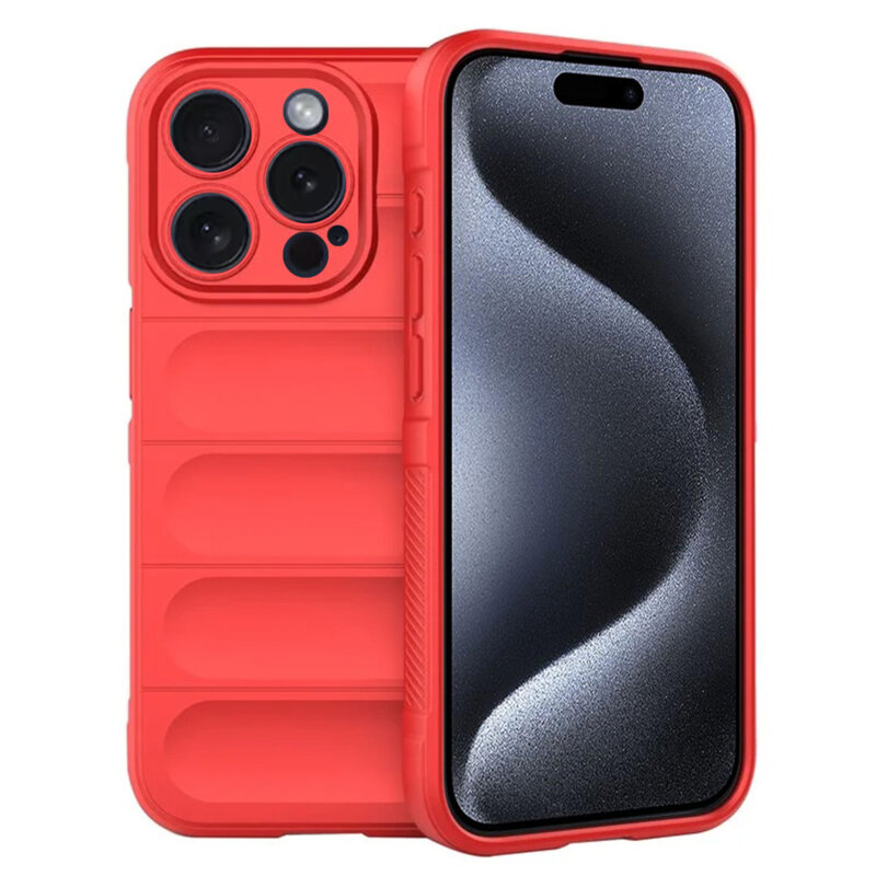 Husa iPhone 15 Pro Techsuit Magic Shield, rosu