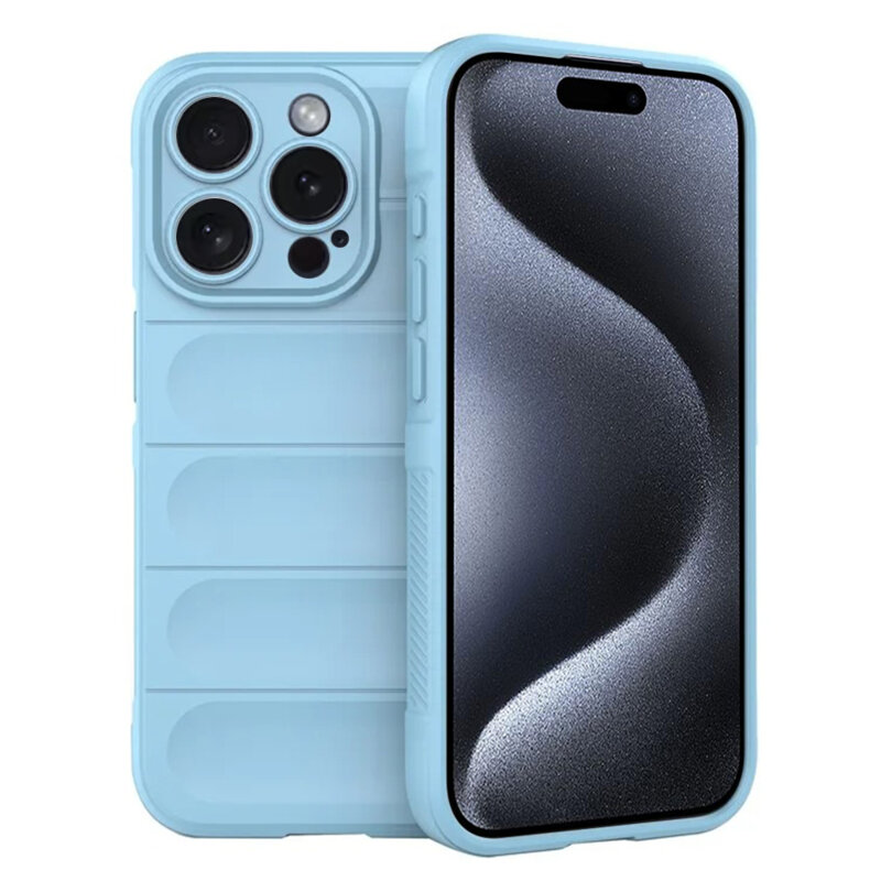 Husa iPhone 15 Pro Techsuit Magic Shield, bleu