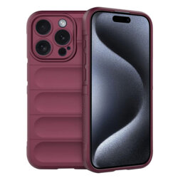 Husa iPhone 15 Pro Techsuit Magic Shield, bordo