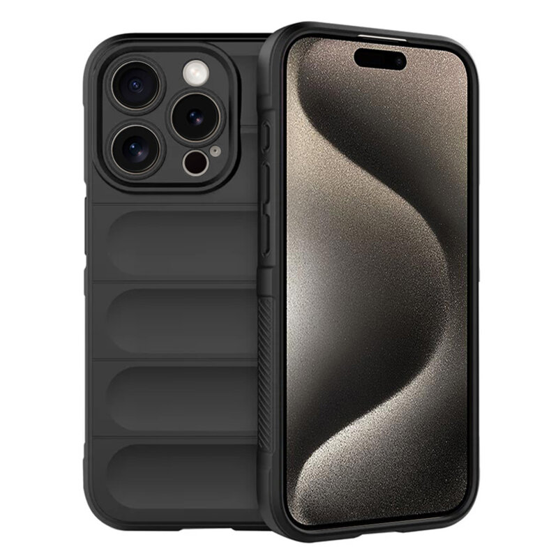 Husa iPhone 15 Pro Max Techsuit Magic Shield, negru