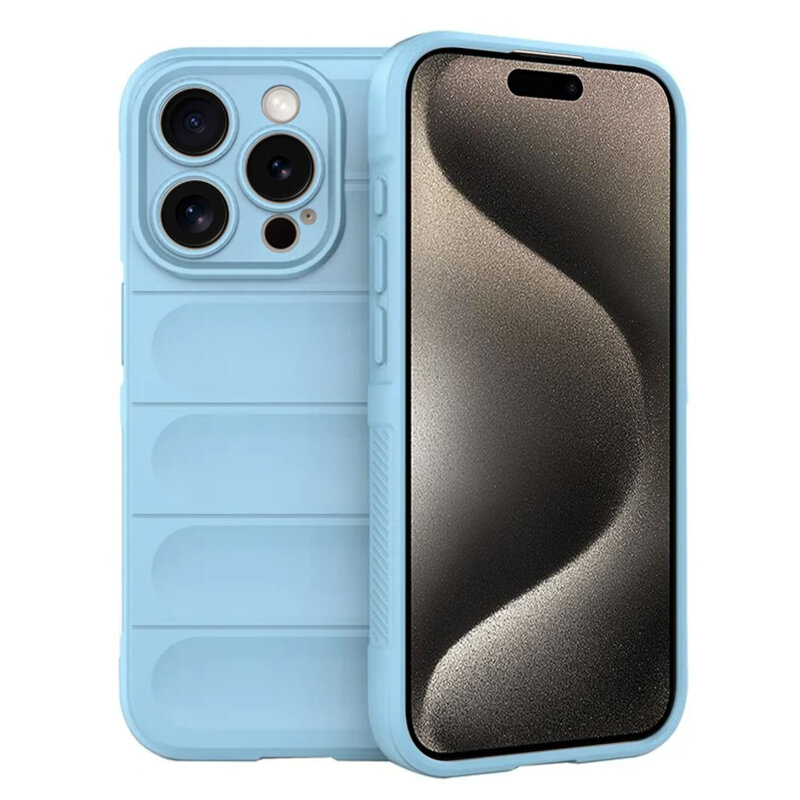 Husa iPhone 15 Pro Max Techsuit Magic Shield, bleu