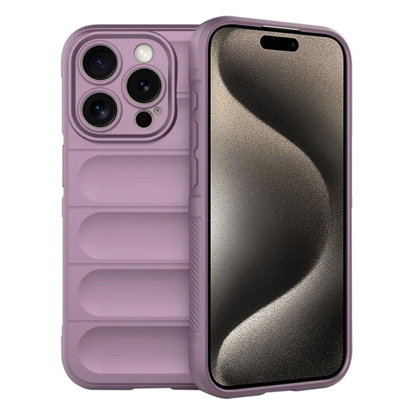 Husa iPhone 15 Pro Max Techsuit Magic Shield, mov