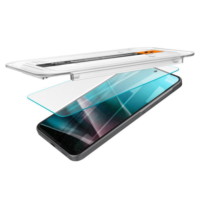 [Pachet 2x] Folie Samsung Galaxy A36 5G Spigen Glas.tR EZ Fit, transparenta