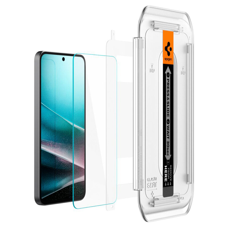 [Pachet 2x] Folie Samsung Galaxy A36 5G Spigen Glas.tR EZ Fit, transparenta