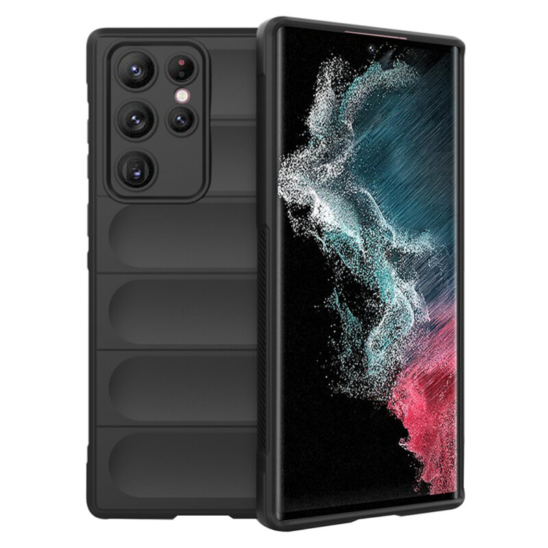 Husa Samsung Galaxy S22 Ultra 5G Techsuit Magic Shield, negru