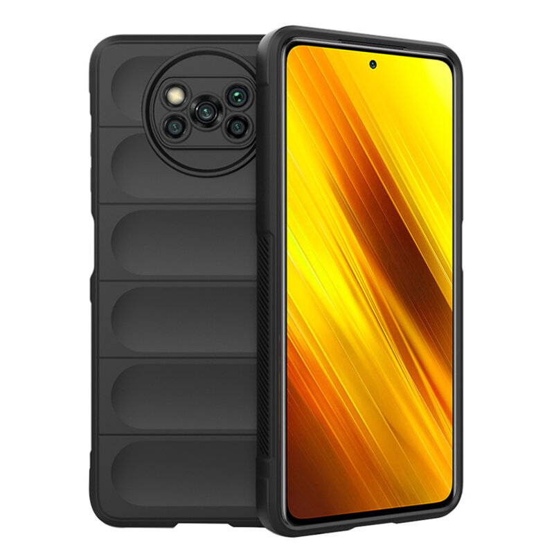 Husa Xiaomi Poco X3 NFC Techsuit Magic Shield, negru