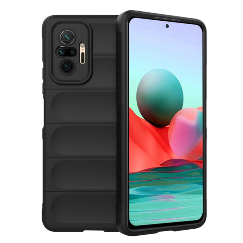 Husa Xiaomi Redmi Note 10 Pro Max Techsuit Magic Shield, negru