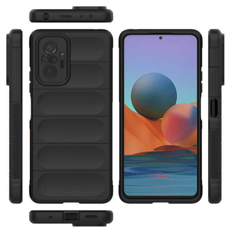 Husa Xiaomi Redmi Note 10 Pro Max Techsuit Magic Shield, negru