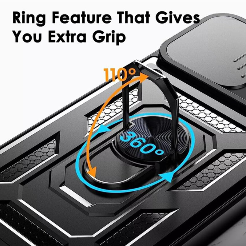 Husa Oppo Reno13 Pro protectie camera Techsuit CamShield Series, albastru