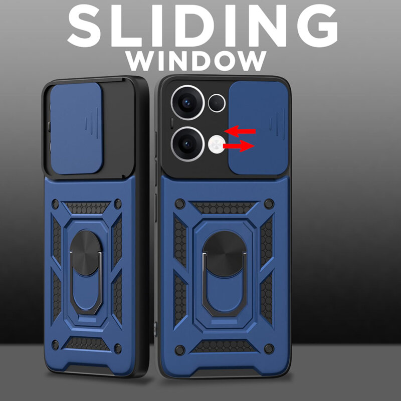 Husa Oppo Reno13 protectie camera Techsuit CamShield Series, roz