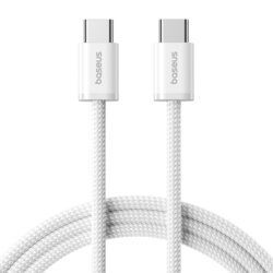 Cablu incarcare Type-C 100W Baseus Dynamic 4, 1m, alb, P10381400211-00