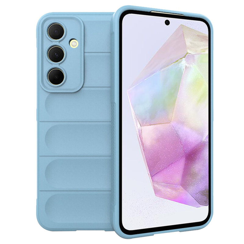 Husa Samsung Galaxy A35 5G Techsuit Magic Shield, bleu