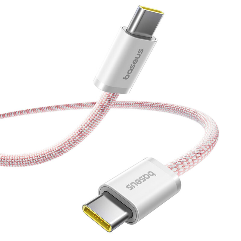 Cablu incarcare Type-C 100W Baseus Dynamic 4, 2m, roz, P10381400411-01