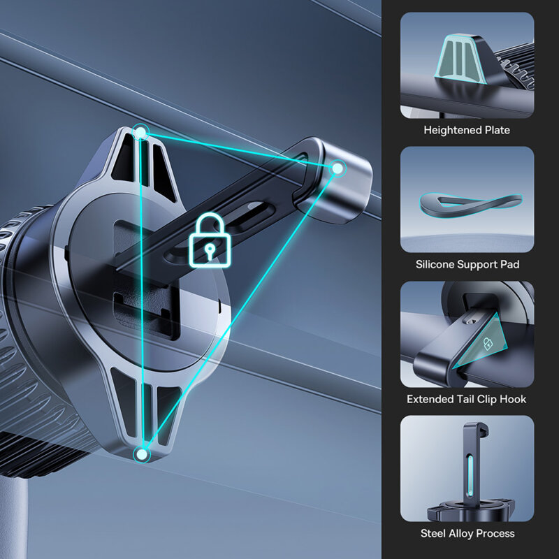 Suport auto magnetic cu ventilatie 15W Baseus PrimeTrip VC1 Pro