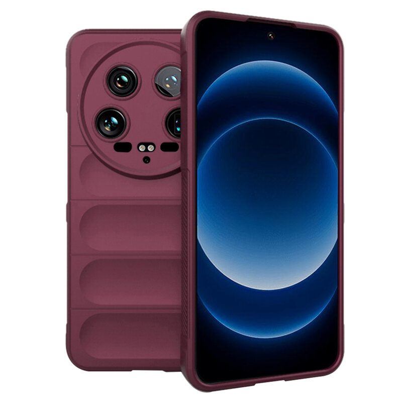 Husa Xiaomi 14 Ultra Techsuit Magic Shield, bordo