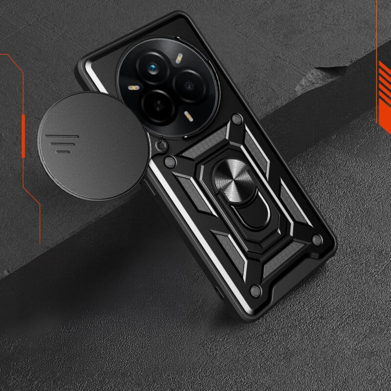 Husa Realme 14 Pro protectie camera Techsuit CamShield Series, negru