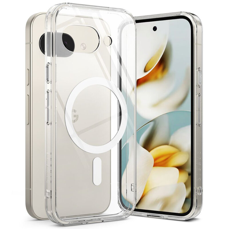 Husa Google Pixel 9a Ringke Fusion MagSafe, transparenta