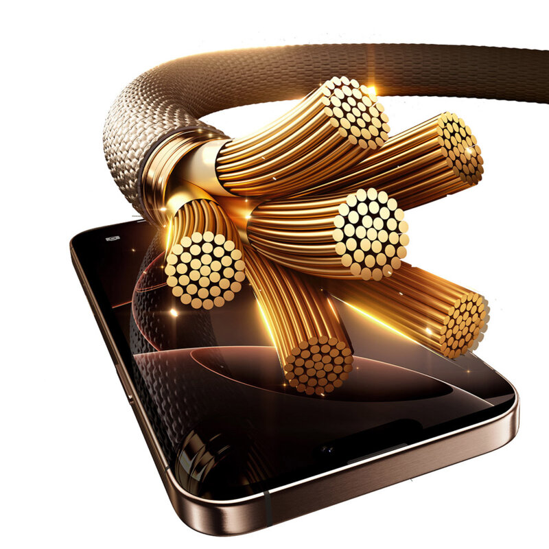 Cablu de date tip C 100W cu Sleep Mode Baseus Vipow, 2m, gri