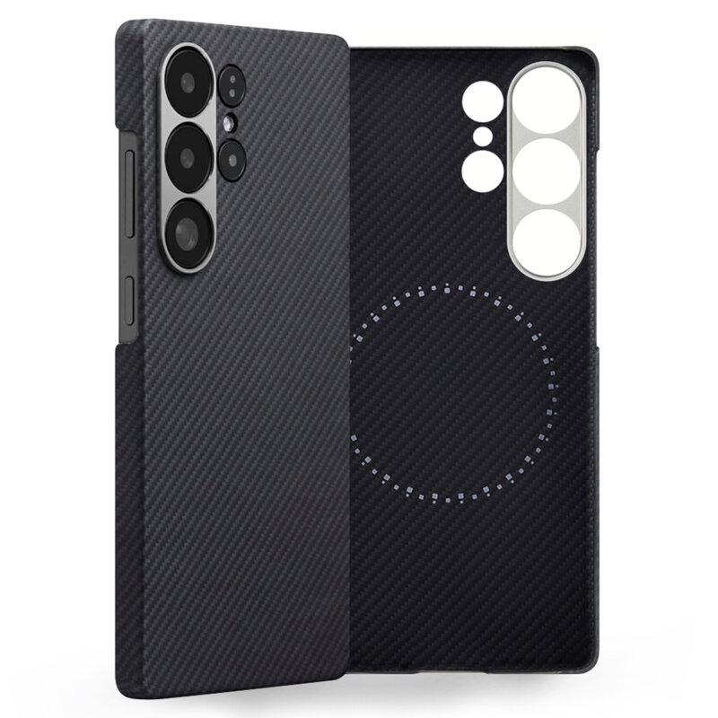 Husa Samsung Galaxy S25 Ultra Edizard Air MagSafe Case, negru