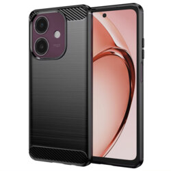 Husa Oppo A60 5G Techsuit Carbon Silicone, negru