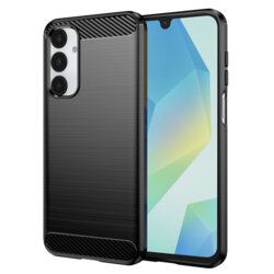 Husa Samsung Galaxy A16 5G Techsuit Carbon Silicone, negru