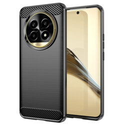 Husa Realme 13 Pro+ Techsuit Carbon Silicone, negru
