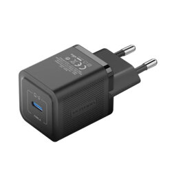 Incarcator priza GaN, Type-C, 20W, Vention, FEPB0-EU, negru