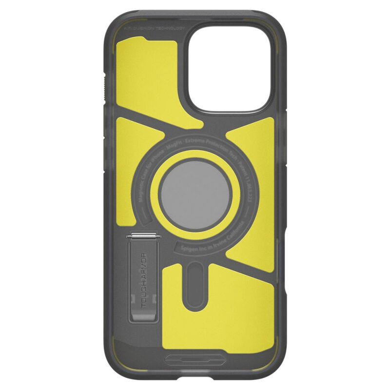 Husa iPhone 16 Pro Spigen Tough Armor MagSafe, negru mat