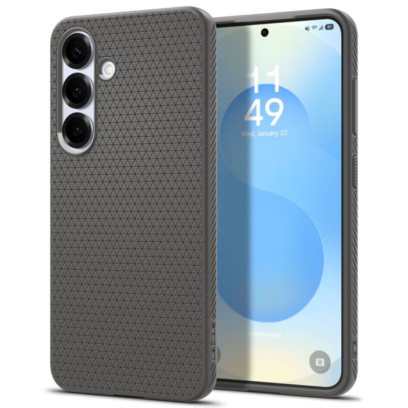 Husa Samsung Galaxy S25 Spigen Liquid Air, gri