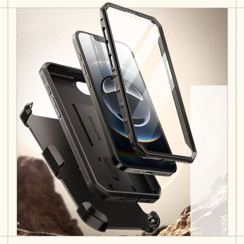 Husa iPhone 16e Supcase Unicorn Beetle Pro, negru
