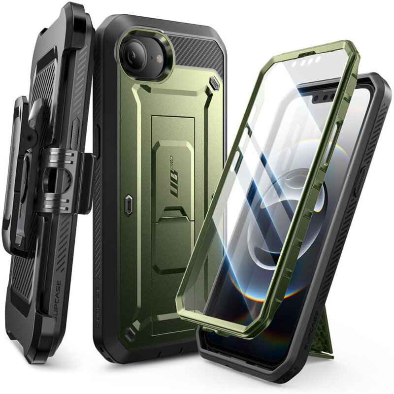 Husa iPhone 16e Supcase Unicorn Beetle Pro, verde