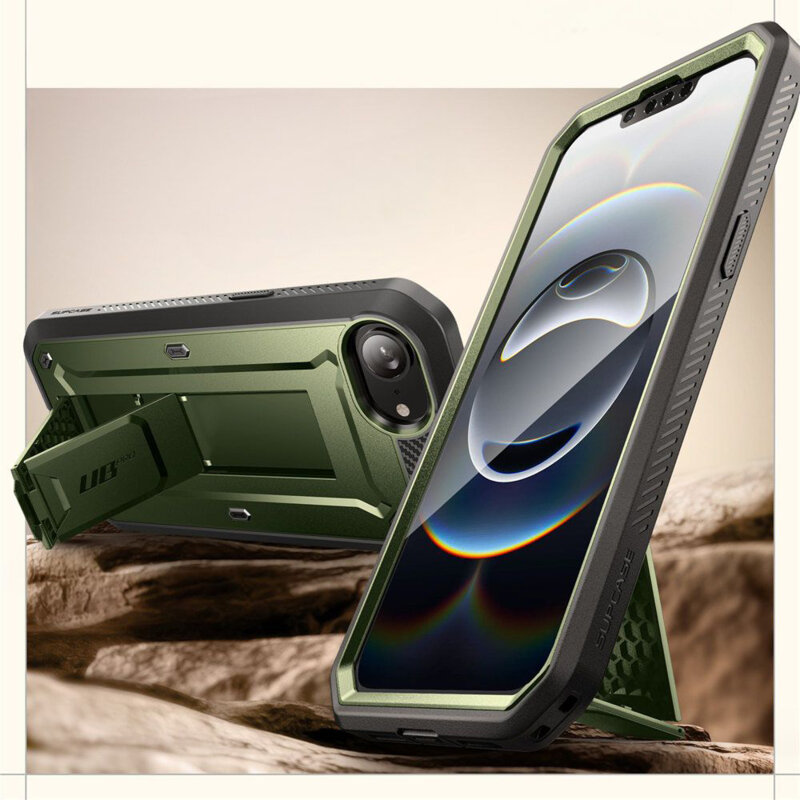Husa iPhone 16e Supcase Unicorn Beetle Pro, verde