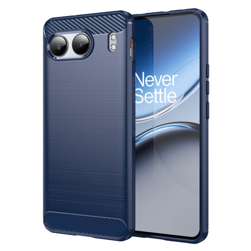 Husa OnePlus Nord 4 Techsuit Carbon Silicone, albastru