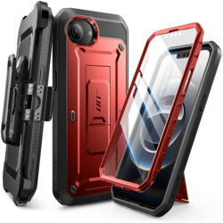 Husa iPhone 16e Supcase Unicorn Beetle Pro, rosu