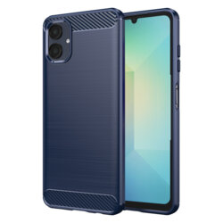 Husa Samsung Galaxy A06 Techsuit Carbon Silicone, albastru