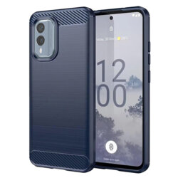 Husa Nokia X30 Techsuit Carbon Silicone, albastru