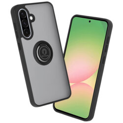 Husa Samsung Galaxy A56 5G Techsuit Glinth cu inel suport stand magnetic, negru