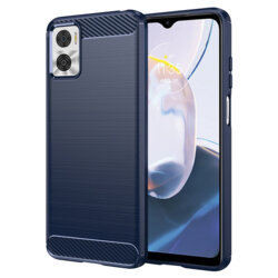 Husa Motorola Moto E22i Techsuit Carbon Silicone, albastru