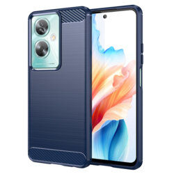 Husa Oppo A79 5G Techsuit Carbon Silicone, albastru