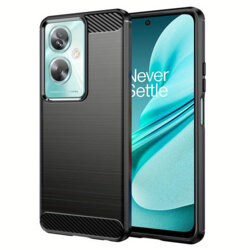 Husa OnePlus Nord N30 SE Techsuit Carbon Silicone, negru