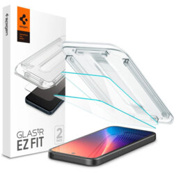 [Pachet 2x] Folie Google Pixel 9a Spigen Glas.tR EZ Fit, transparenta