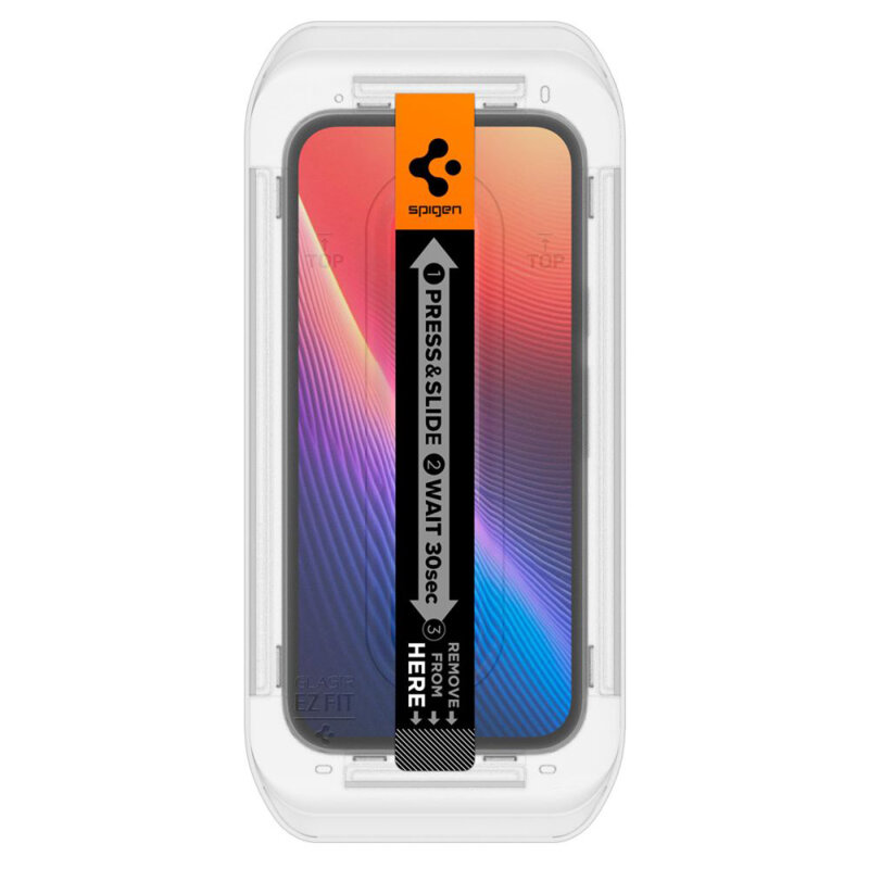 [Pachet 2x] Folie Google Pixel 9a Spigen Glas.tR EZ Fit, transparenta
