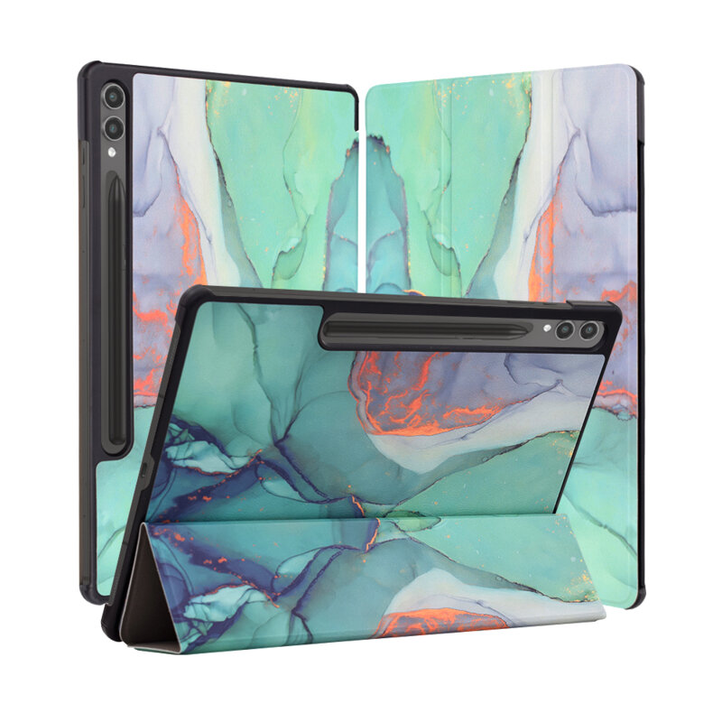 Husa Samsung Galaxy Tab S9 Plus Techsuit FoldPro, Green Time
