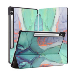 Husa Samsung Galaxy Tab S9 FE Plus Techsuit FoldPro, Green Time
